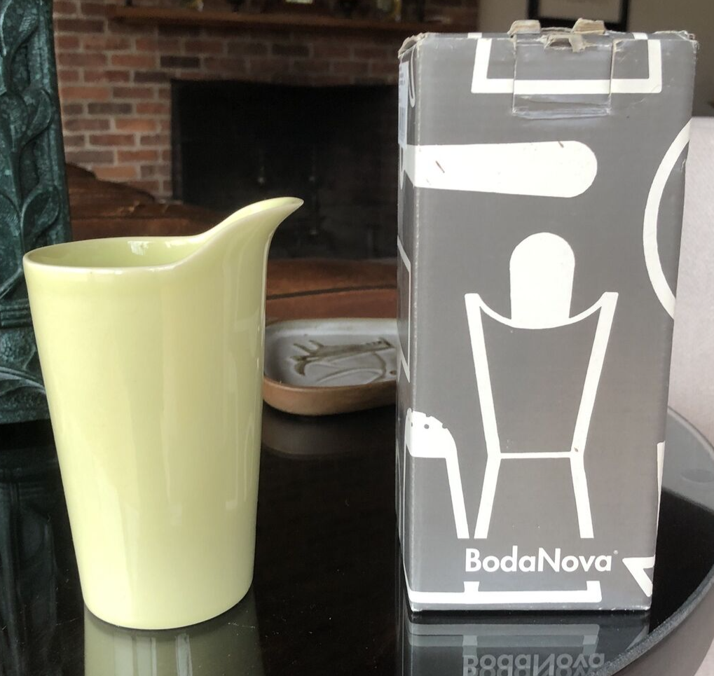 Boda Nova Tellus Kanna Kiwi Pitcher Sweden w Box | eBay