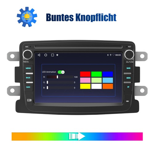 DAB+ Android 14 Carplay Autoradio GPS Navi +Kam Für Renault Dacia Duster Dokker - Bild 6 von 14