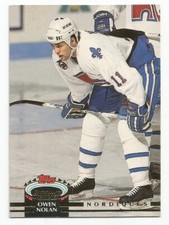 OWEN NOLAN 1992-93 STADIUM CLUB CARD NM-MT CONDITION