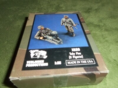 VERLINDEN 1229, 1/35 TAKE FIVE (2 FIGURES) RESIN MODEL KIT