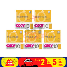 5 X OXY 10 10 Benzoyl Peroxide 25g Stubborn Acne Pimple Spot Control Treatment