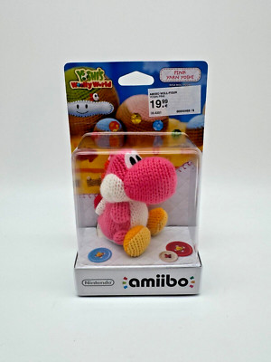 Yoshi's Woolly World (AMIBO) Pink Yarn Yoshi (Rosa Woll-Yoshi) - Neu