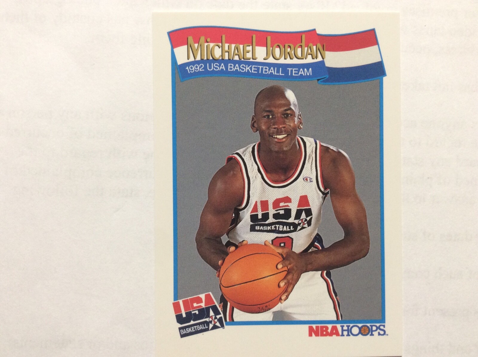 1991-92 Hoops MICHAEL JORDAN #579 USA Basketball Team NrMt