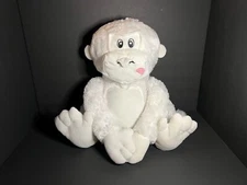 Nanco Hangable Large White Gorilla Plush Stuffed Collectible Animal Toy 17"