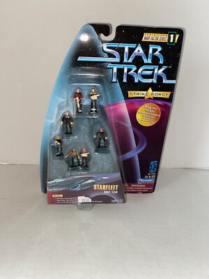 Star Trek Strike Force Starfleet Away Team Playmates Games Mini Figures