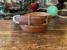 James Reid Ltd Sterling Silver Belt Buckle 1.1/8-38-40  James Reid Belt Bison   