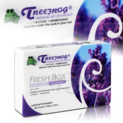 Lavender Tree Frog Natural Extreme Car Air Freshener Fresh Box 1PC