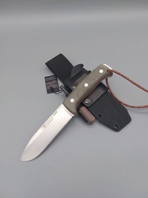Joker Nomad N695 Green Canvas Micarta Kydexscheide und Feuerstarter