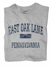 East Oak Lane Pennsylvania PA T-Shirt Philadelphia EST