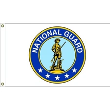 Eagle Emblems Inc. Officially Licensed National Guard 3'x5' Flag