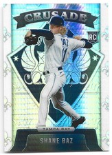 2022 Panini Chronicles Crusade #2 Shane Baz RC /299 Hyper Prizm Rays Rookie