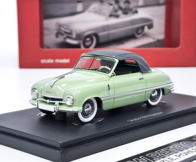 Skoda 1200 Roadster (1950) Geschlossene Variante - AUTOCULT 1:43