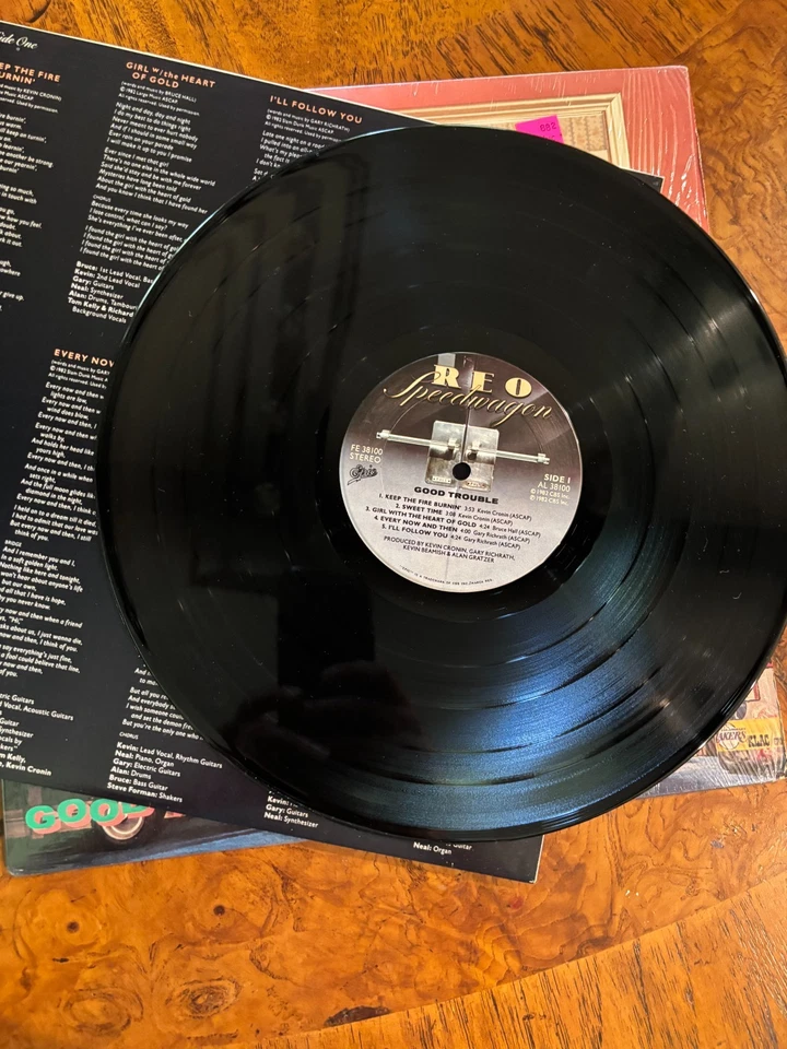 REO SPEEDWAGON "Good Trouble" 1982 Near Mint (12) - Image 2 of 3