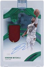 Donovan Mitchell Cavaliers Signed 2024-25 Panini Eminence #EPA-MIT #1/3 Card