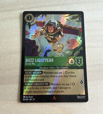 Ravensburger Disney Lorcana Buzz Lightyear On the Way 85/204 First Chapter Foil