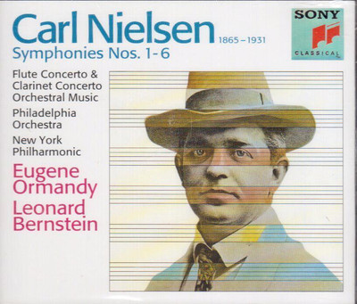 Nielsen: Sinfonie Simphonien) Nr.1-6 / Leonard Bernstein, Eugene Ormandy - CD