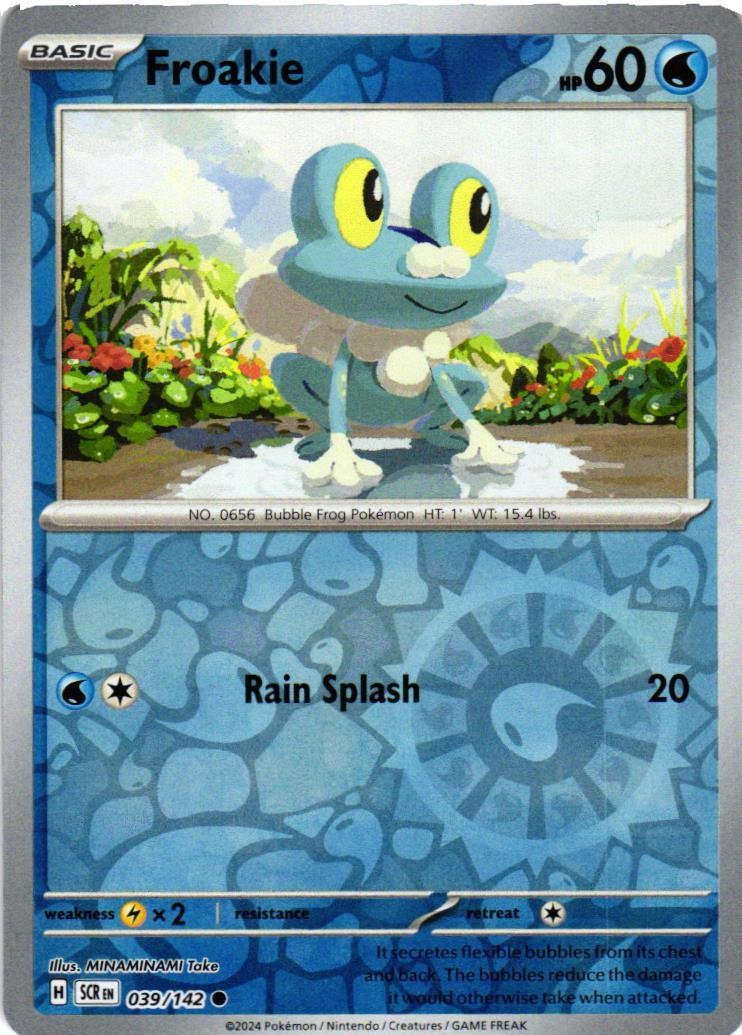 Froakie Common SV07: Stellar Crown 039/142 NM