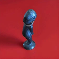 Karl Hagenauer Vintage Austrian Bronze African Child Figurine