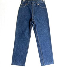 Vintage Levi’s Jeans Dark Rinse High Rise Straight Leg Made in USA 25'' W