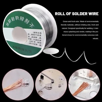 0,8/1,0 mm Lötdraht Rolle 20 g 50 g 100 g Dose Kolophoniumkern No-Clean Flussmittel 2 %