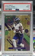 Marketplace image: 2025 Topps Finest Derrick Henry Superfractor #70 1/1 PSA 9 Ravens