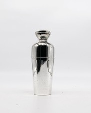 Vintage Napier Gallo singolo piatto argento cocktail shaker art deco