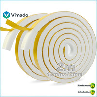 Moosgummi Dichtungsband Selbstklebend 12Mm X 12Mm 2 Rollen Je 2M SchalldäMmung