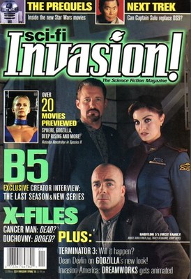WIZARD PRESS SCI-FI INVASION! (1998) FEATURING STAR WARS, GODZILLA 1ST PRINT VF