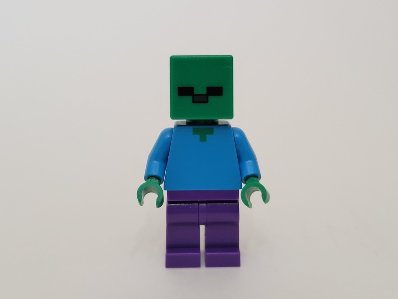 GENUINE LEGO Minecraft ZOMBIE Minifigure (min010)!