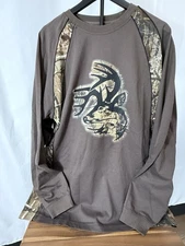 Legendary Whitetail Original Deer Gear Camo Long Sleeve Shirt XL Hunting Outdoor