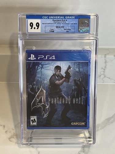 Resident Evil 4 - 2016 - PS4 - CGC Graded 9.9 A++ - USA - 20th Anniversary Ed.