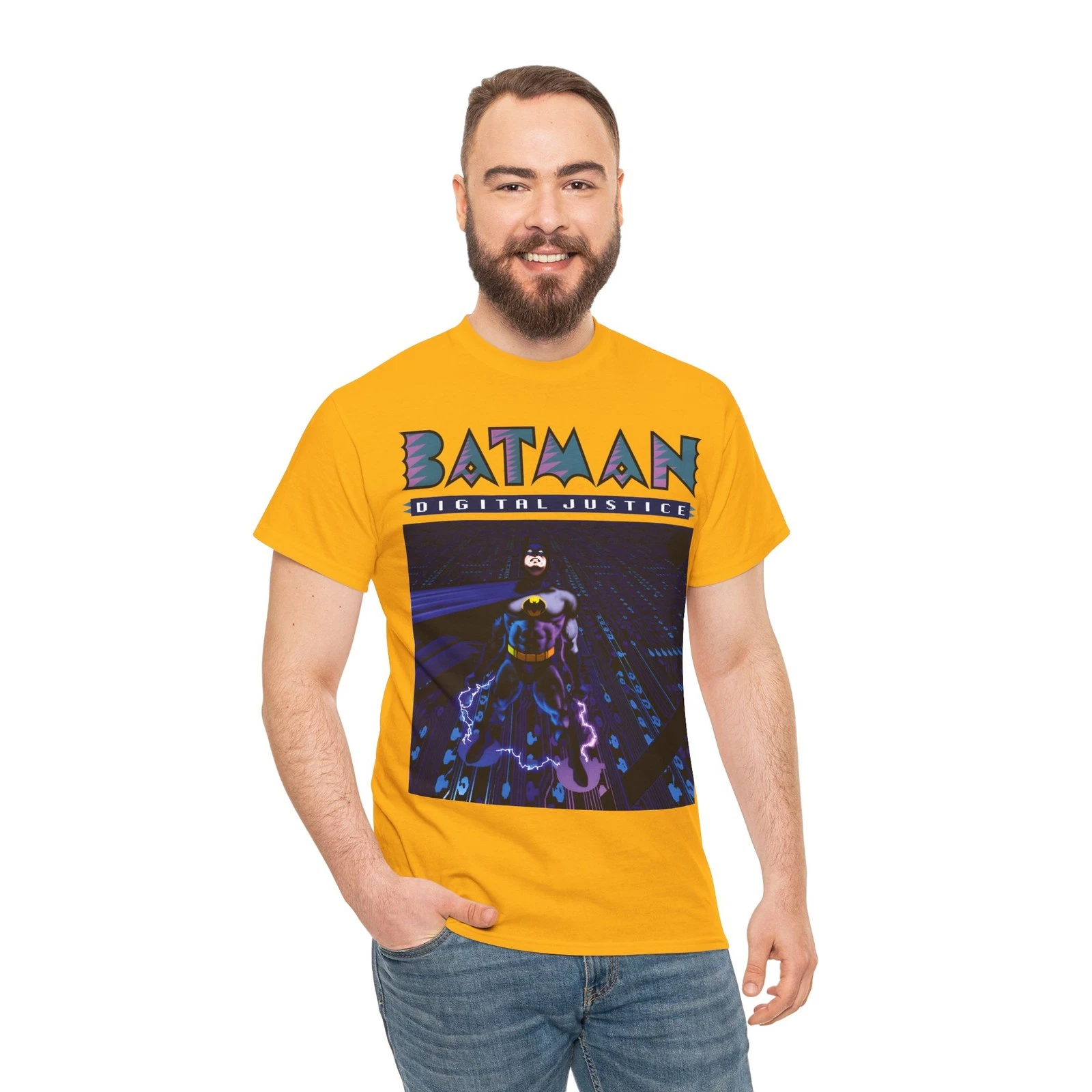 Batman Digital Justice T-Shirt - Pepe Moreno Computer Art - DC Comics