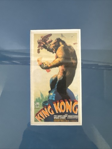 Small Framed Movie Poster Cards Dracula King Kong Invisible Man - Picture 3 of 7