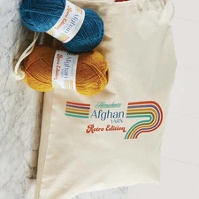 Herrschners® Retro Afghan Drawstring Bag