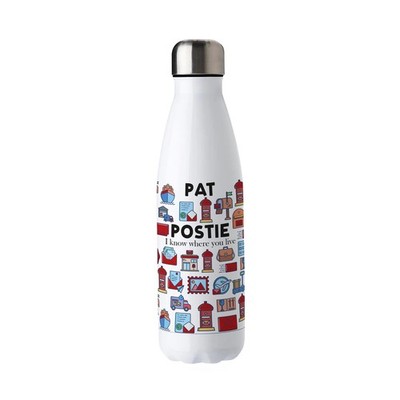 Personalisierte Postie Trinkflasche - Wiederverwendbar Edelstahl für unterwegs Geschenk