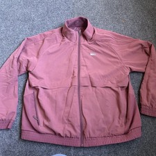 Figs Womens Sz L Sydney Performance Scrub Jacket Full Zip Mauve Nurse Vented