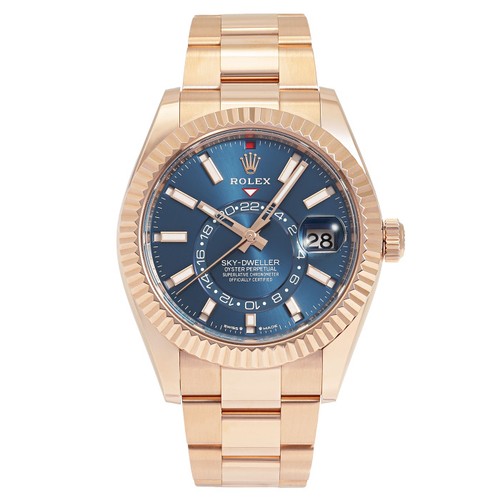 Rolex Sky-Dweller 336935 Rose Gold 42.0mm BlueGreen Dial Autom...