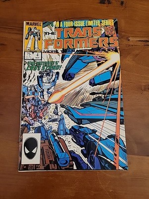 The Transformers #4 (Marvel Comics March 1985)  Excellent Condition 