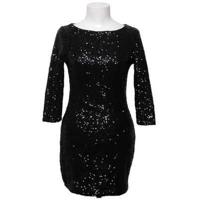 Glamorous, Cocktailkleid, Größe: S, Schwarz/Silber, Polyester, Damen #qQA