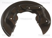 Deflektor, Bremsscheibe Triscan 8125 29273 FüR OE 1T0 615 612 C - 1T0 615 612 C