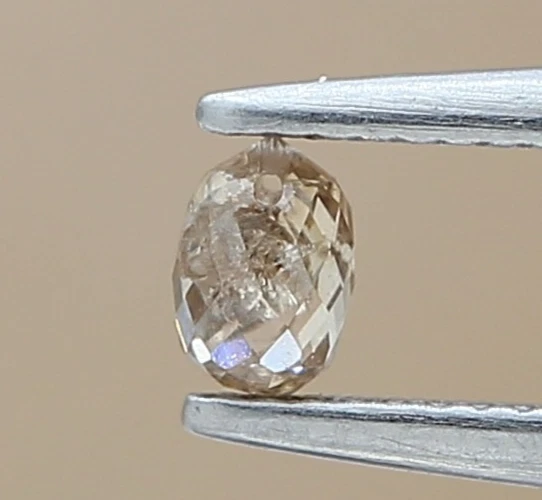 Drilled Brown Natural Diamond Loose Briolette Bead Cut diamond 0.20tcw 3.3 MM - Image 2 of 4