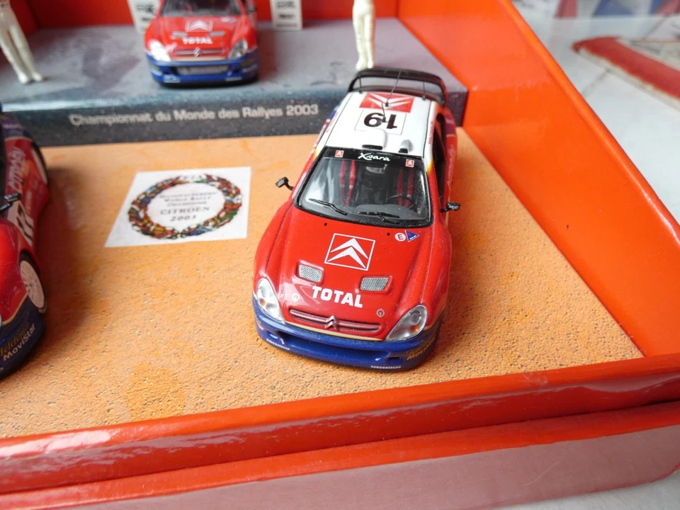 Citroen Xsara WRC Loeb Sainz Mcrae Champion Mondo Rally 2003 NOREV 1/43 Scatola - Immagine 4 di 4
