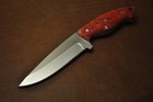 Handmade Custome Stainless Steel J2 knife Beautiful Resin Handle With Cover 170 — photo 1