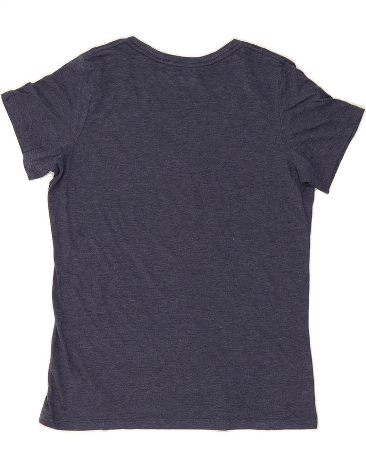 NFL Womens Denver Broncos Graphic T-Shirt Top UK 18 XL Navy Blue Cotton BI05 - Image 2 of 3