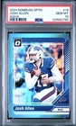2024 Donruss Optic Josh Allen Aqua 39/299 PSA 10 #19