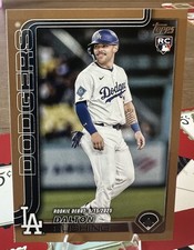2025 Topps Update Series Dalton RUSHING (RC) /2025 Gold Border LA DODGERS ￼
