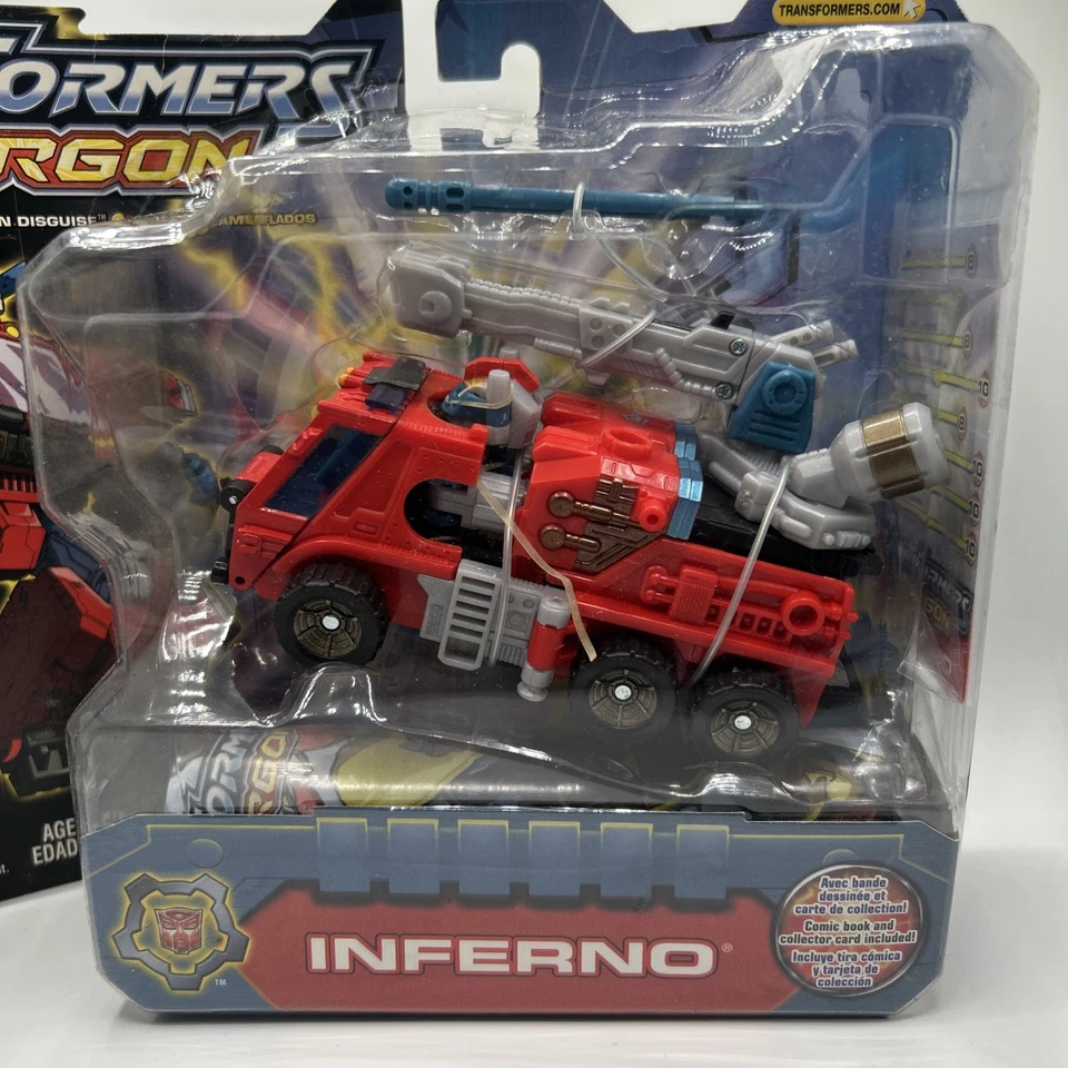 Hasbro Transformers Energon Deluxe: Inferno Action Figure MOSC - Image 3 of 4