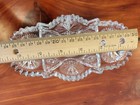 Vintage Clear Cut Glass Candy Nut Dish Nashville Outfitting Co. 6.5" Long  2.25" — photo 7