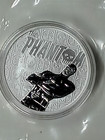 2022 Tuvalu Phantom 1 oz 0.9999 Silver Coin- BU in Original Mint Capsule — photo 1
