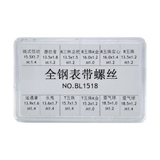 60pcs Watch Band Link Screw Pin with 1.0mm 1.2mm 1.4mm Thread Bracelet Parts